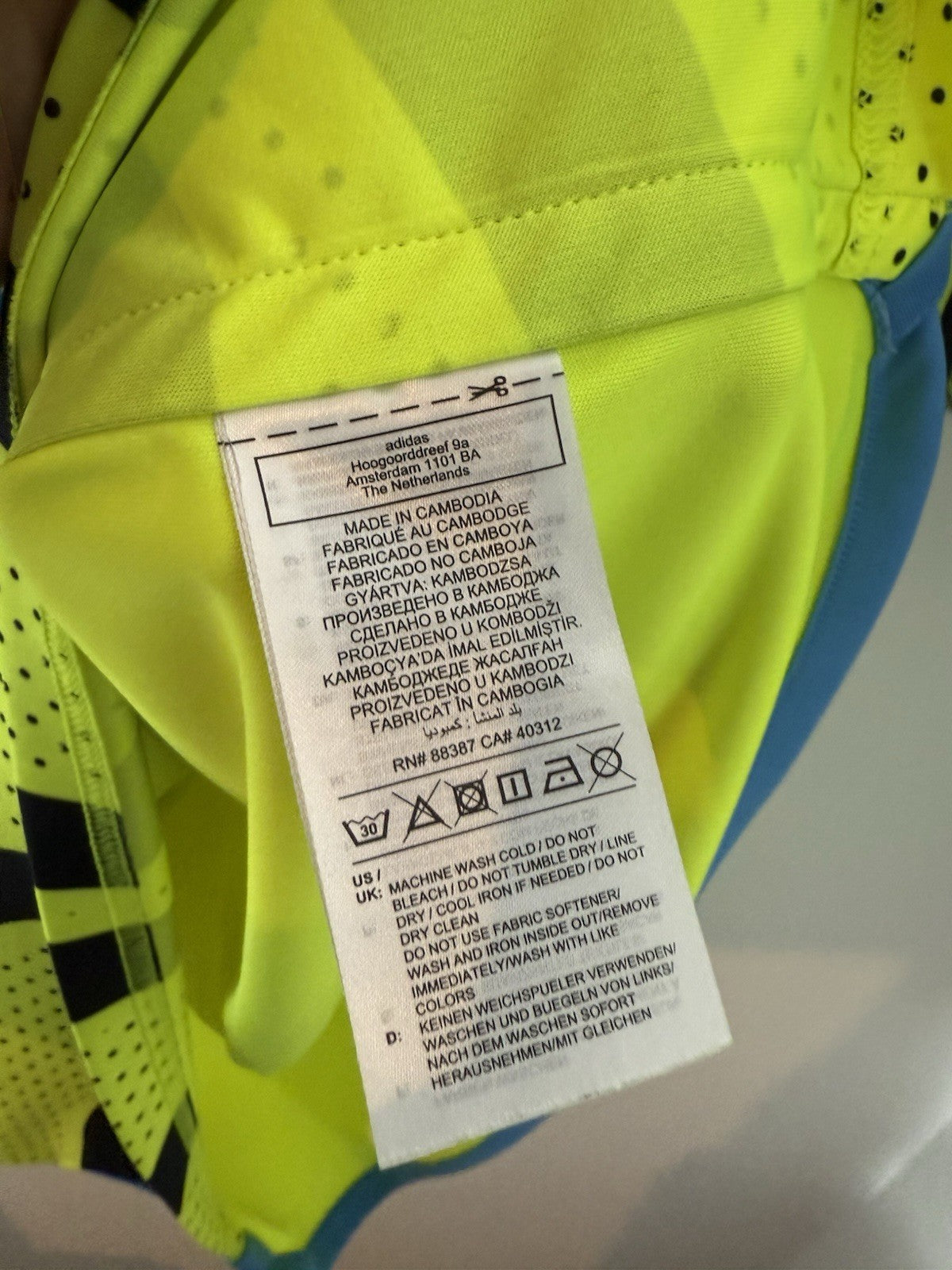 Arsenal Saka #7 2023/24 XL Away Shirt Adidas Excellent Condition HR6927