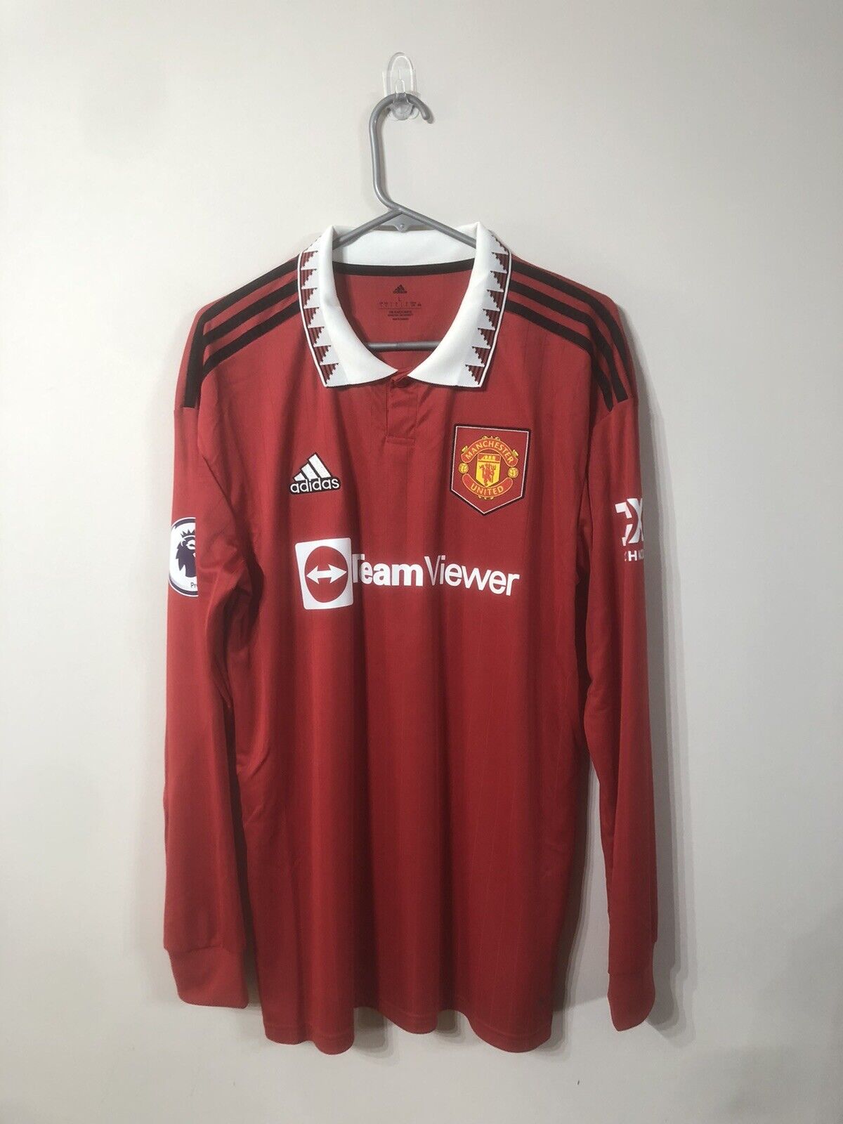 Garnacho #49 Manchester United Large L/S BNWT 2022/23 Home Shirt