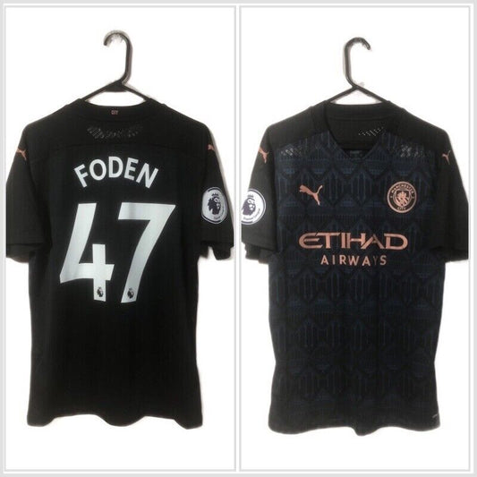 Foden 47 Man City 2020 21 Large Authentic Away Excellent Condition