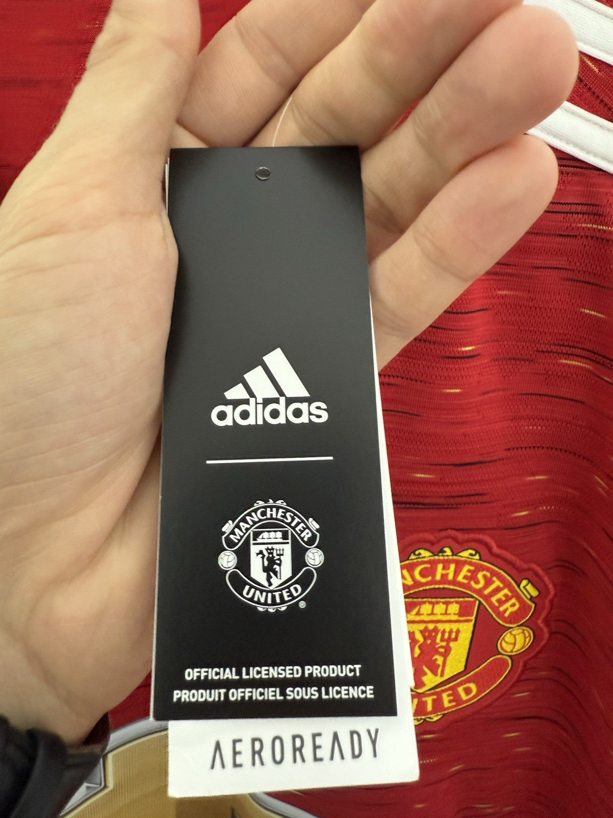 Manchester United Rashford #10 2020/21 Large Home CL Shirt Adidas BNWT GC7958