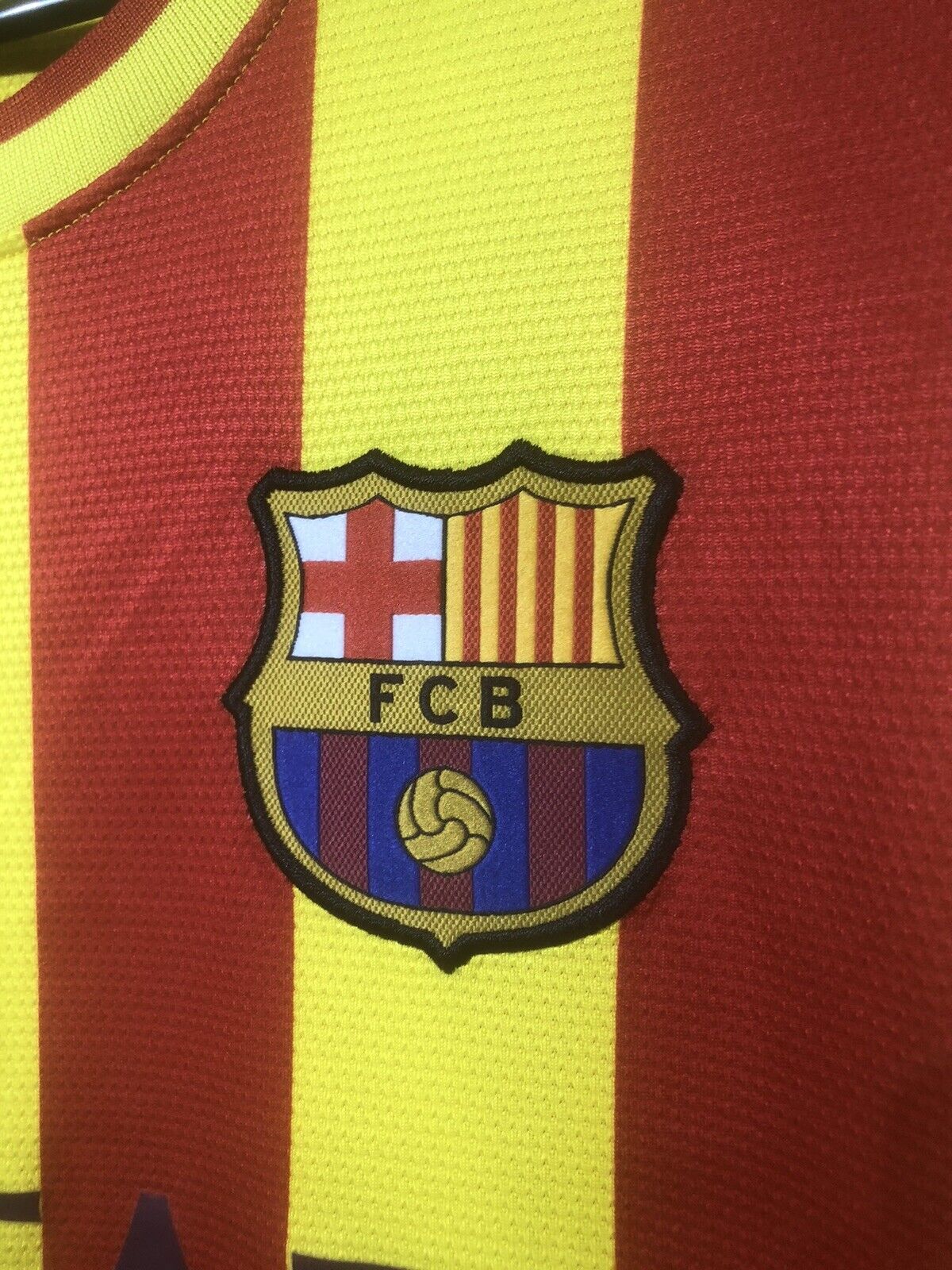 Messi 10 Barcelona 2013 14 Xl Away Shirt Excellent Condition 532823 703