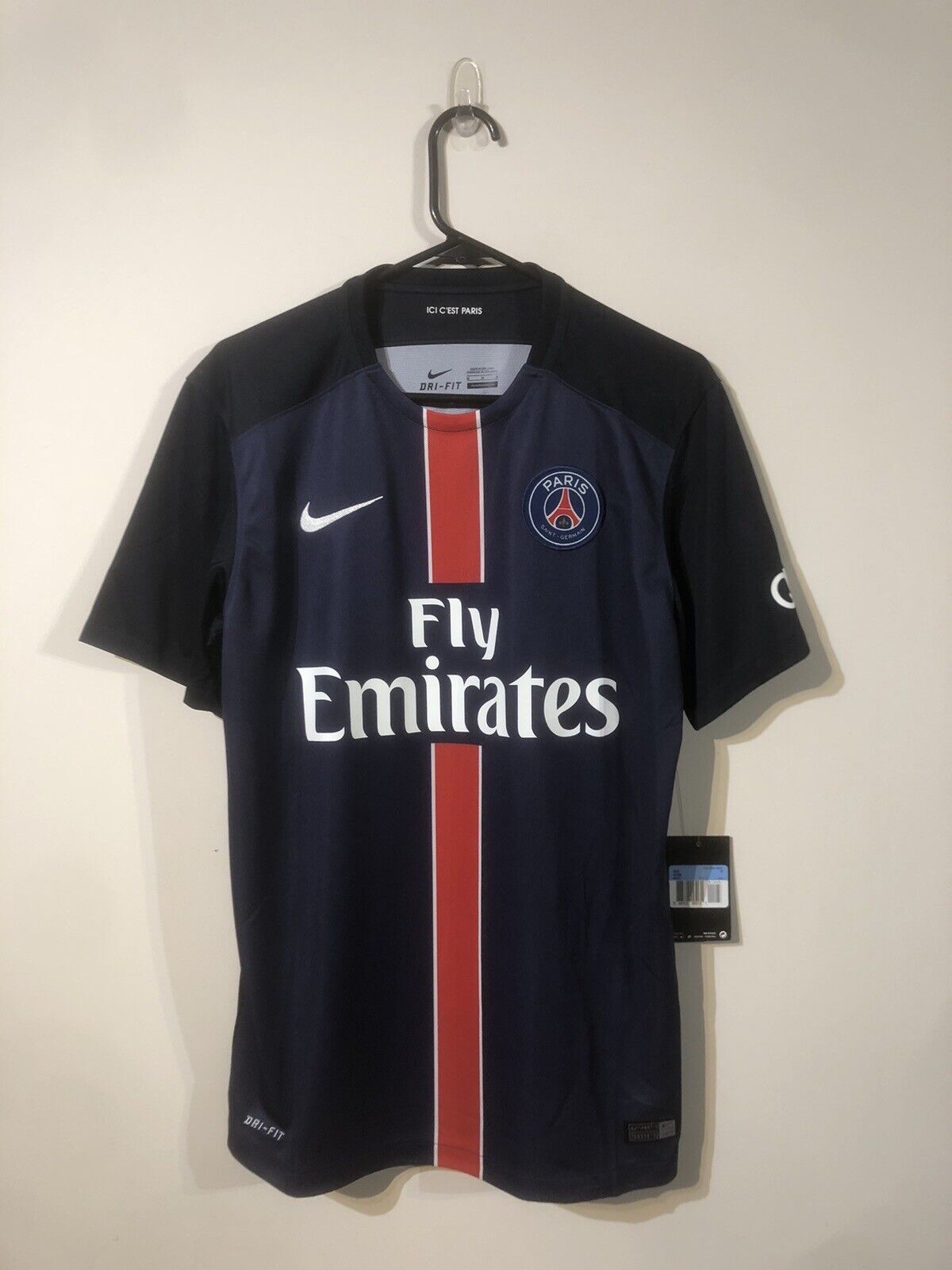 Rabiot #25 Paris St Germain 2015/16 Medium Home Shirt Nike BNWT