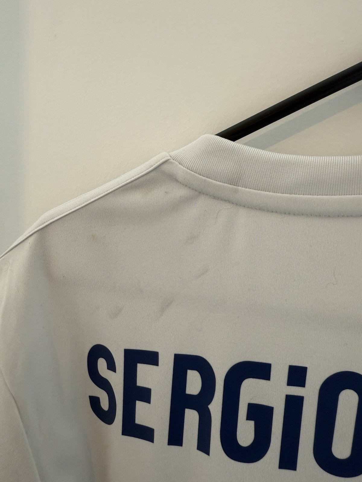 Real Madrid Sergio Ramos #4 2016/17 L Special Home Shirt V Good Condition B48903