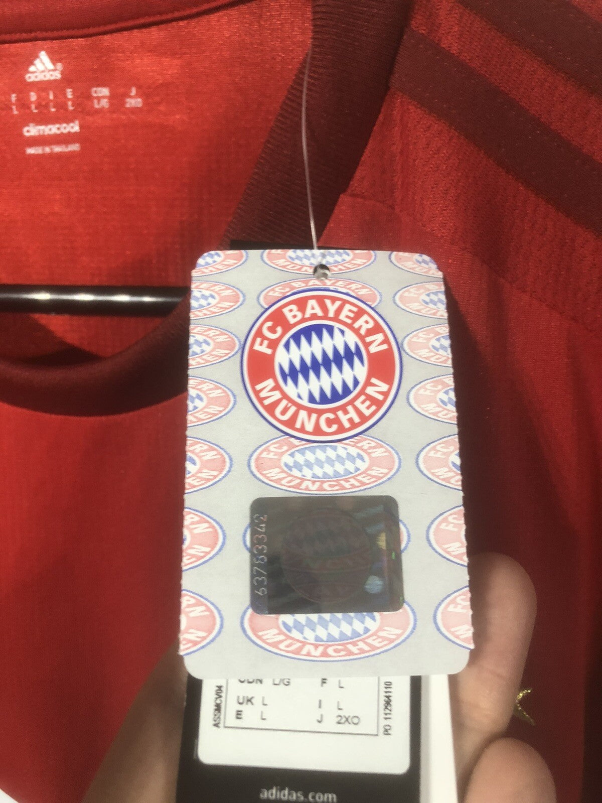 Bayern Munich Gotze #19 2015/16 Large Home Shirt BNWT S08806