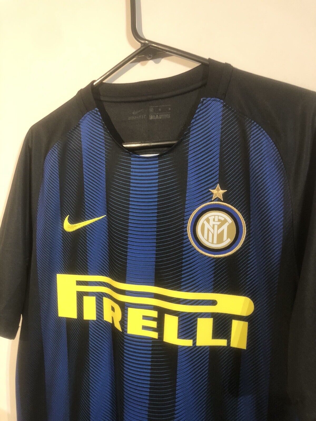 Candreva #87 Inter Milan 2016/17 Home Medium Shirt Nike Excellent Condition