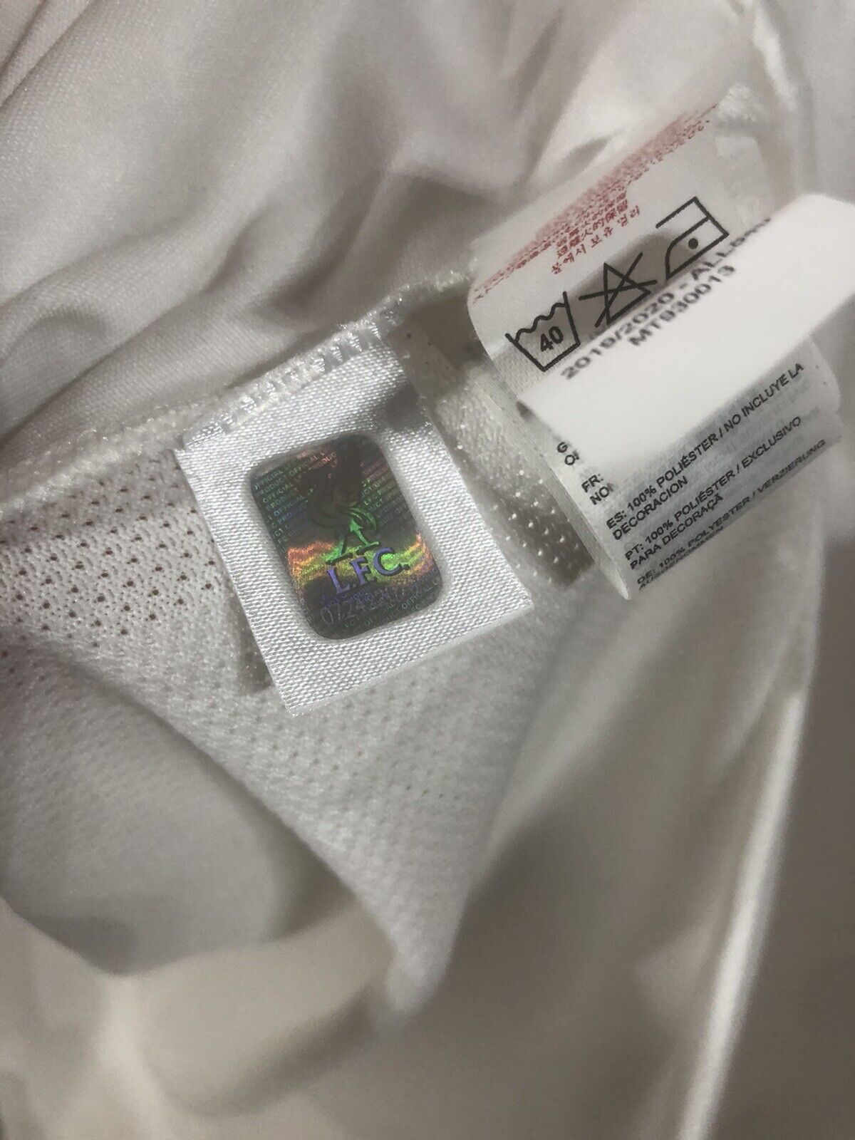 Mane #10 Liverpool Large 2019/20 Away Shirt New Balance Excellent Condition