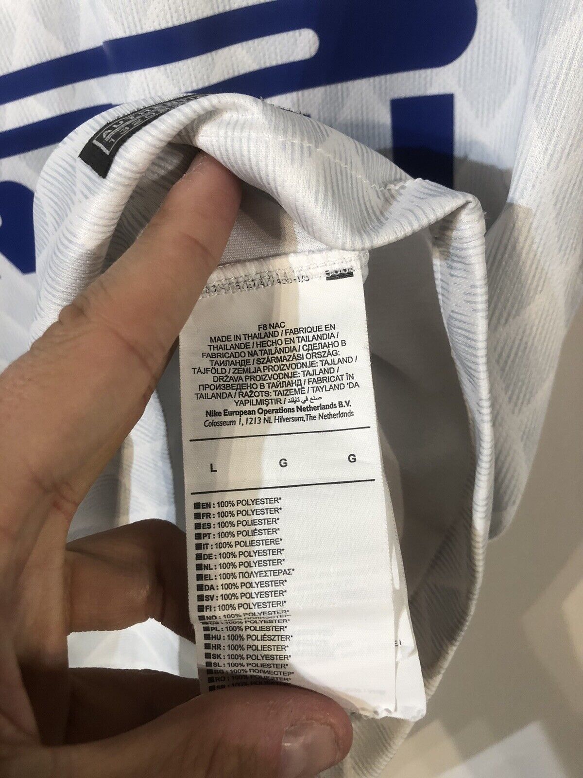 Peresic #44 Inter Milan 2018/19 Away Large Football Shirt Nike Excellent Conditi