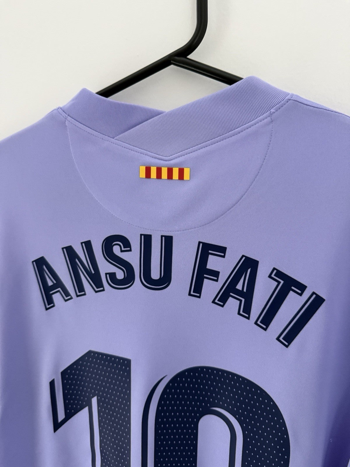 Barcelona Ansu Fati #10 2021/22 Medium Away Shirt Excellent Condition CV7890-581