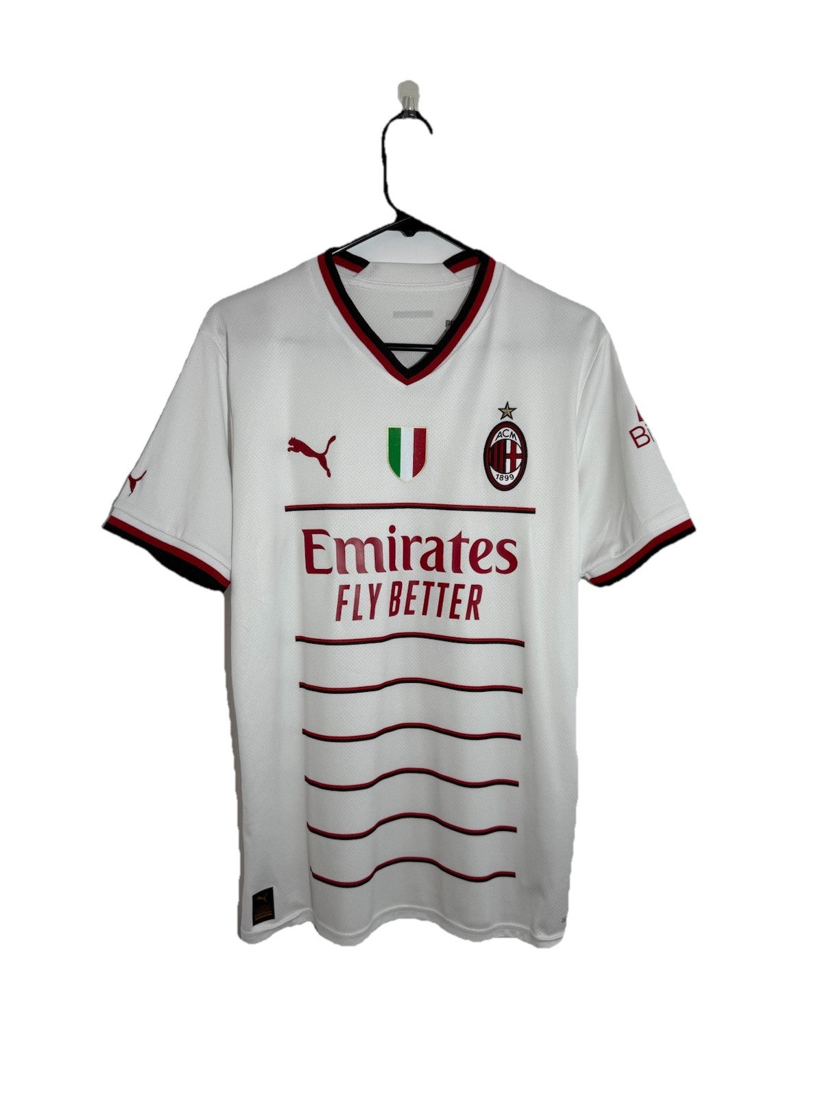 AC Milan Giroud #9 2022/23 Medium Away Shirt Puma Excellent Condition 765834-02