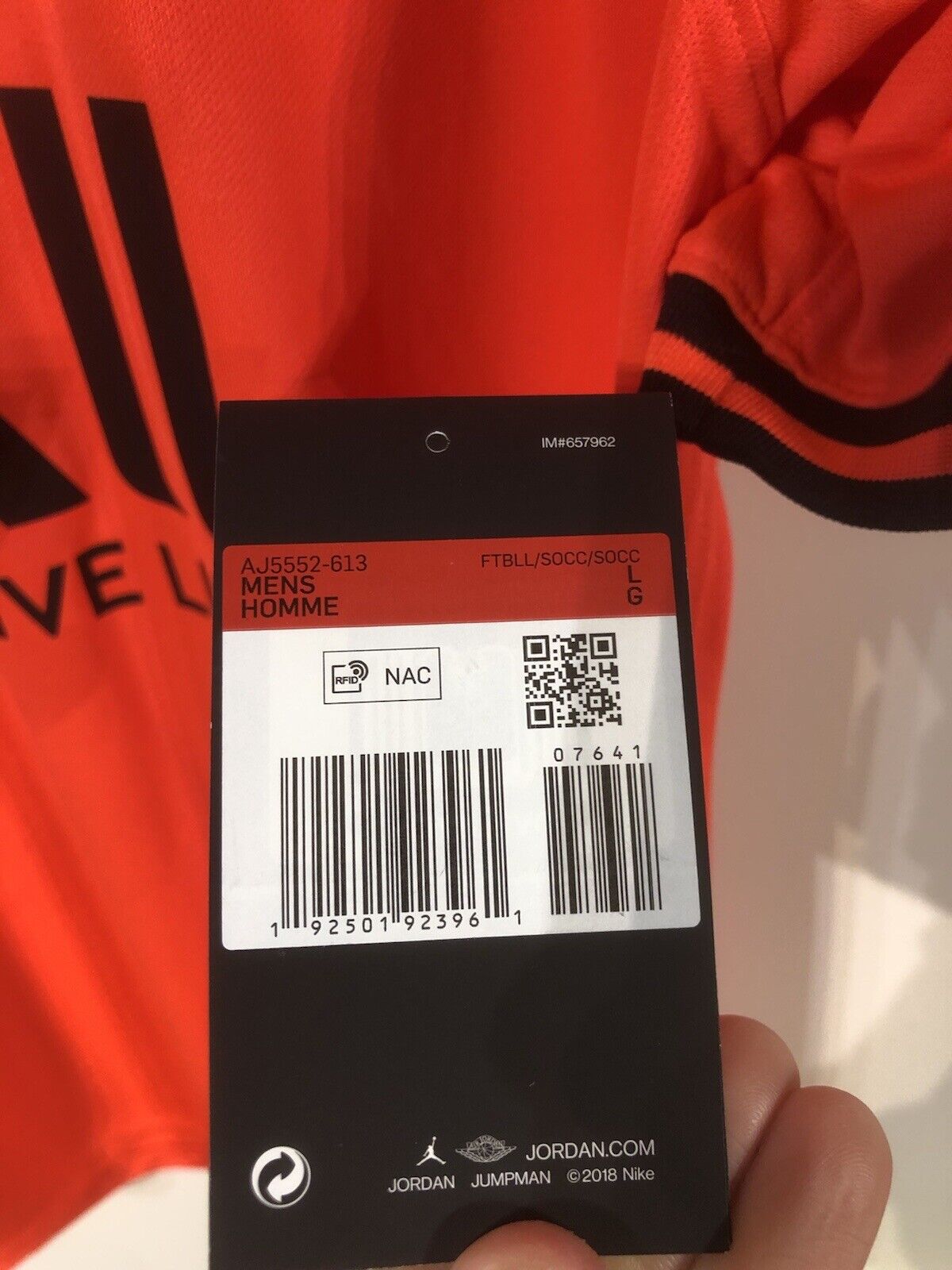 Mbappe #7 Paris St Germain 2019/20 Large Away Shirt Jordan BNWT