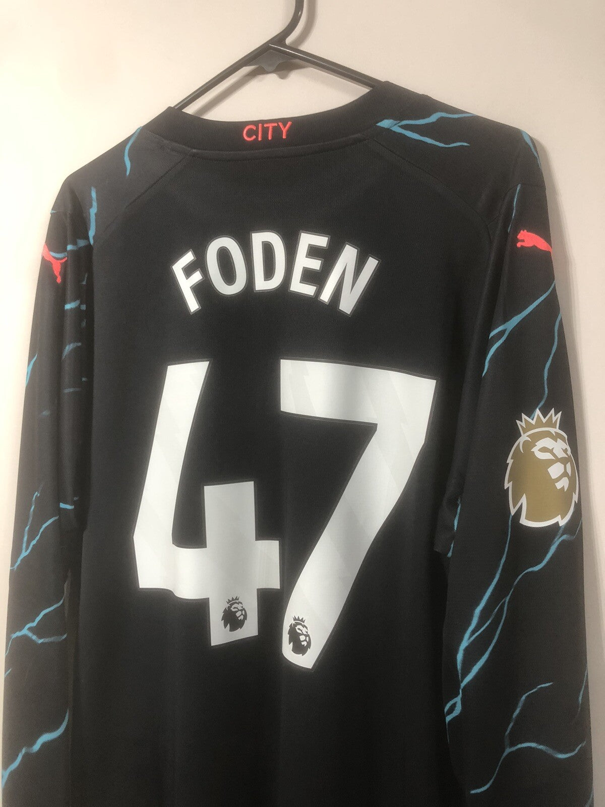 Manchester City Foden #47 2023/24 XL 3rd Shirt Excellent Condition 770461-03