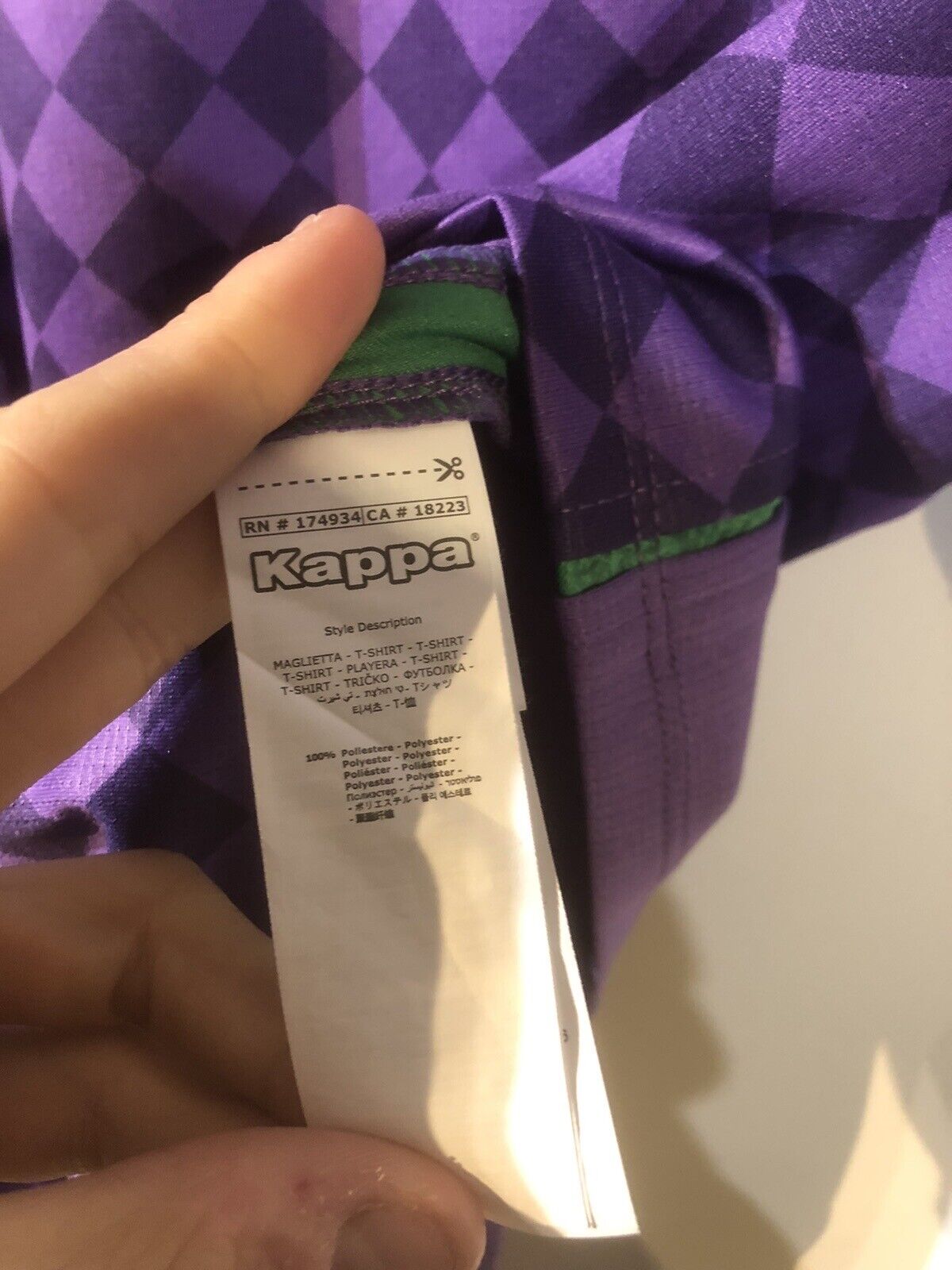 Fekir #8 Real Betis X-Large Kappa Kombat 2020/21 Away Football Shirt