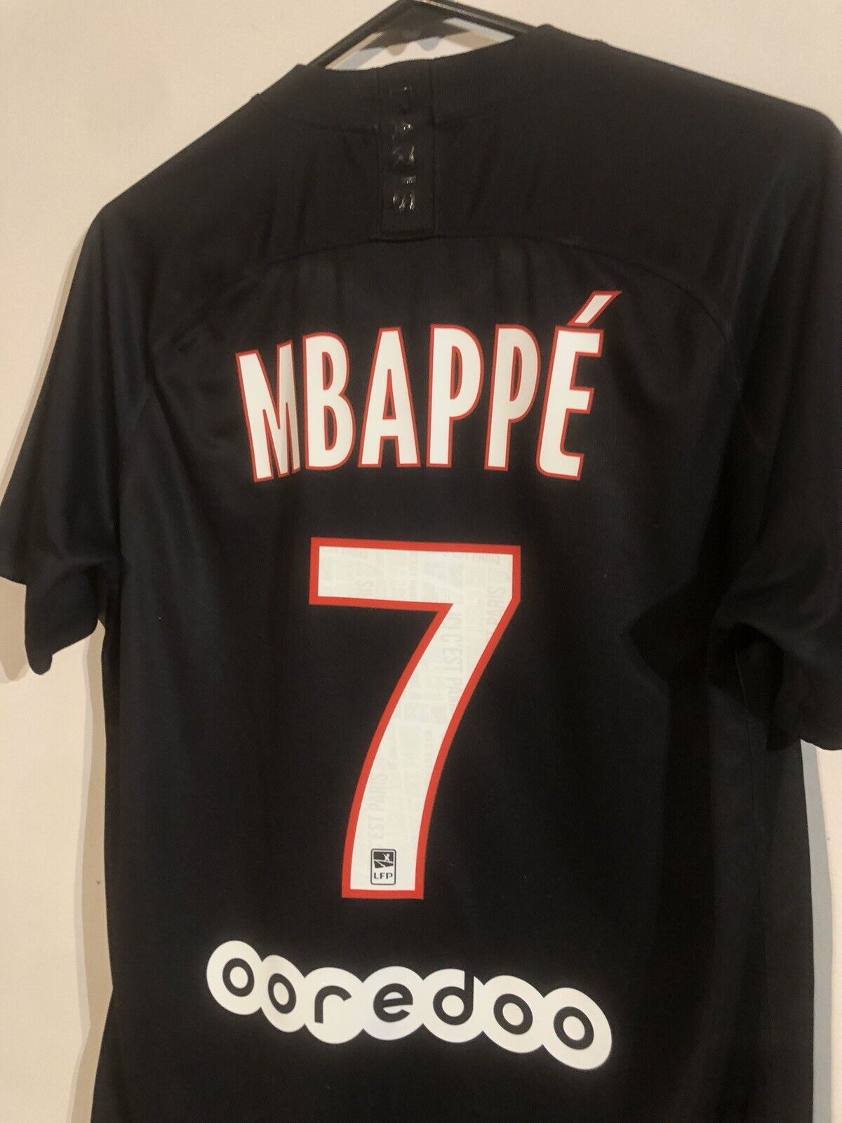 Mbappe #7 Paris St Germain 2019/20 Medium 4th Shirt Nike Very Good Condition