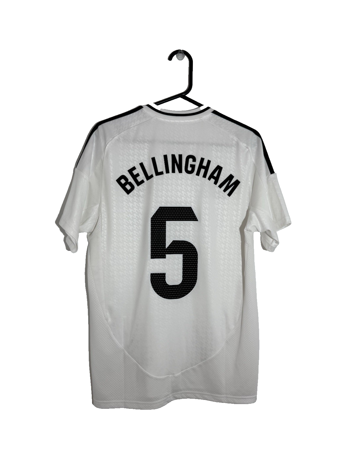 Real Madrid Bellingham #5 2024/25 XL Home Shirt Excellent Condition IU5011