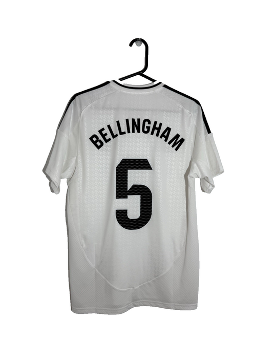 Real Madrid Bellingham #5 2024/25 XL Home Shirt Excellent Condition IU5011