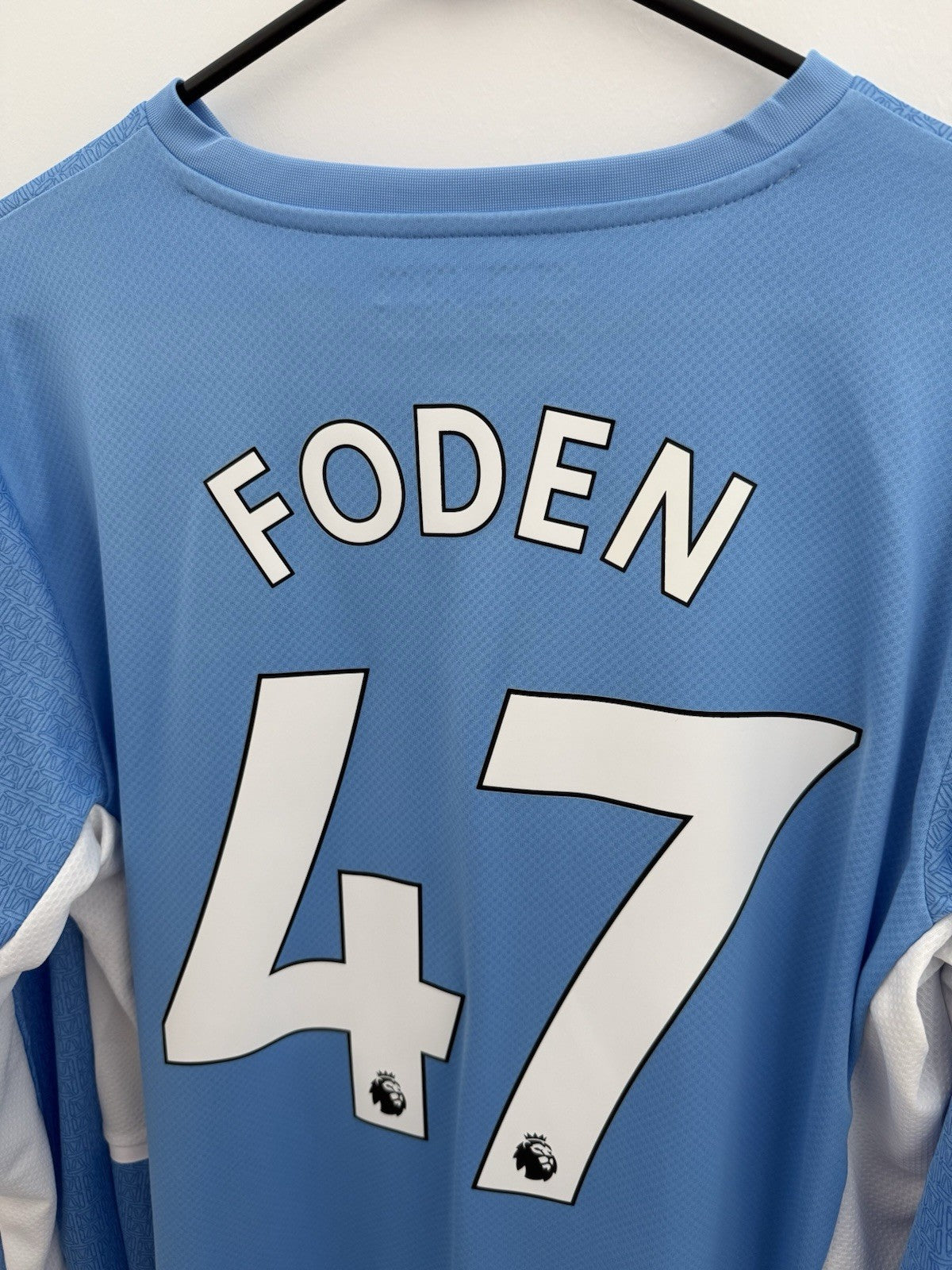 Manchester City Foden #47 2021/22 Large LS Home Shirt Puma BNWT 759203-01