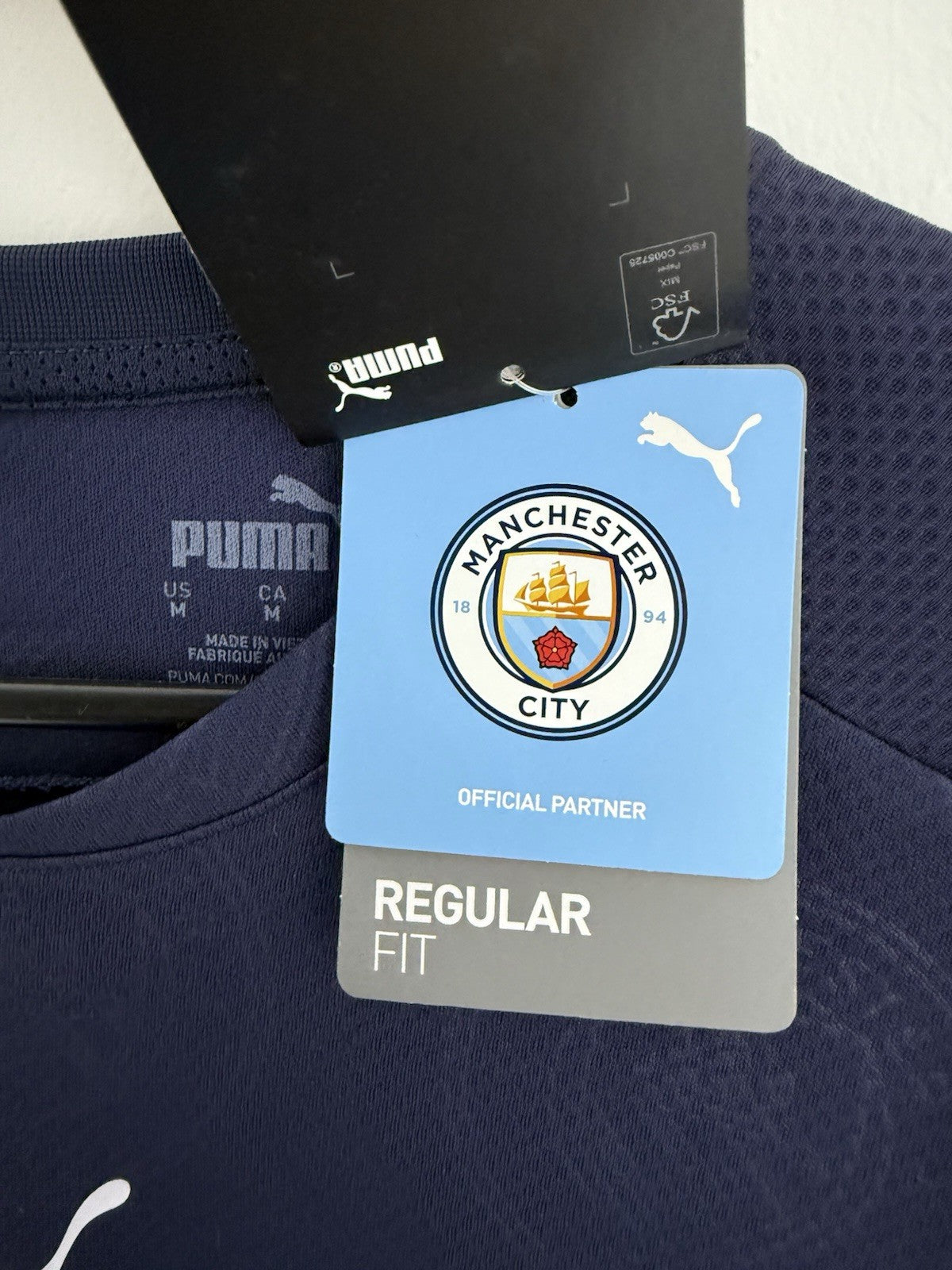 Manchester City Foden #47 2021/22 Medium 3rd Shirt Puma BNWT 759221-03