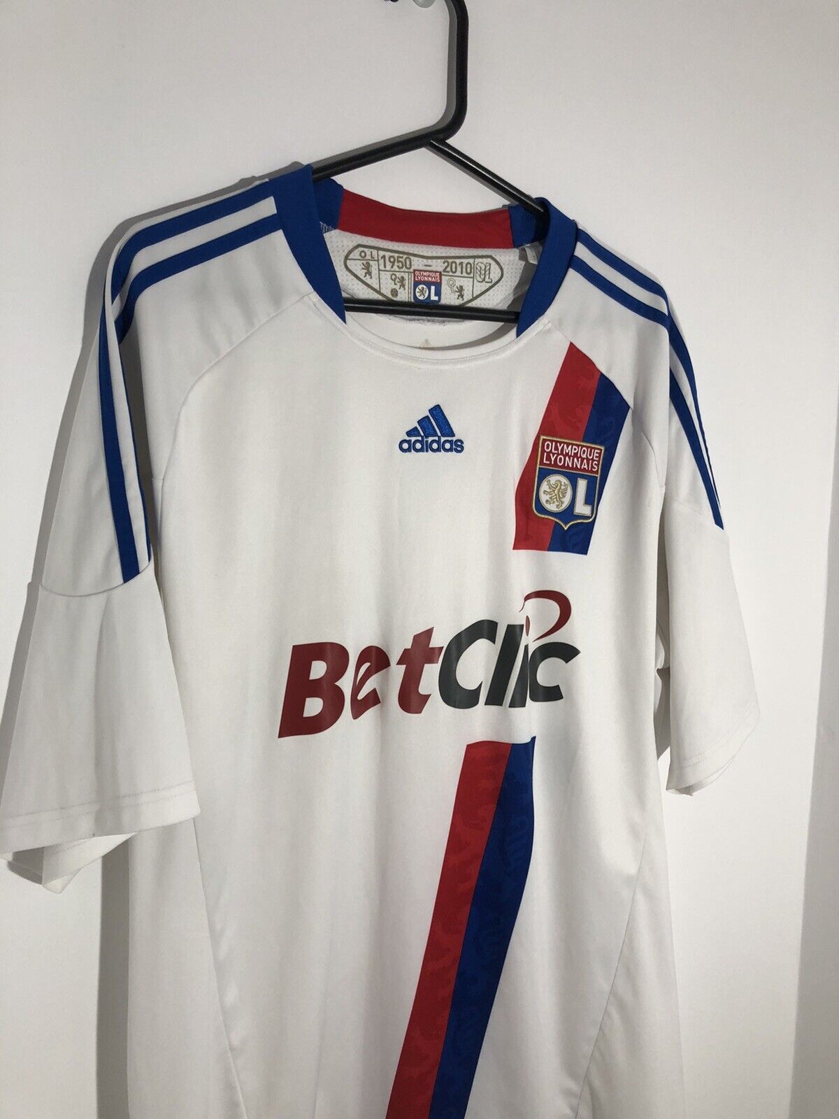 Olympique Lyonnais 2010 11 Xl Home Shirt Adidas Excellent Condition P00333