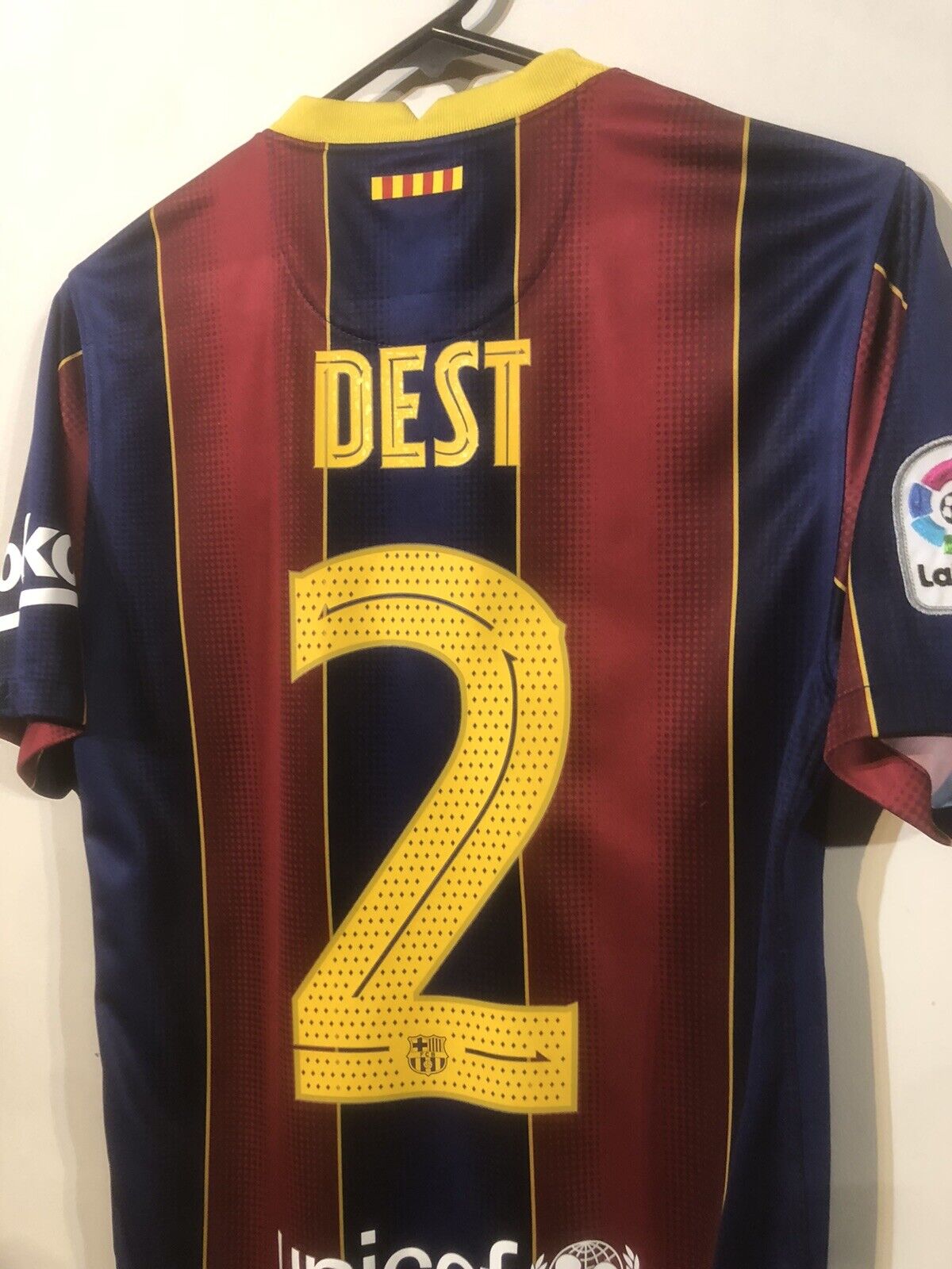 Dest #2 Barcelona Small 2020/21 Home Shirt Very Good Condition