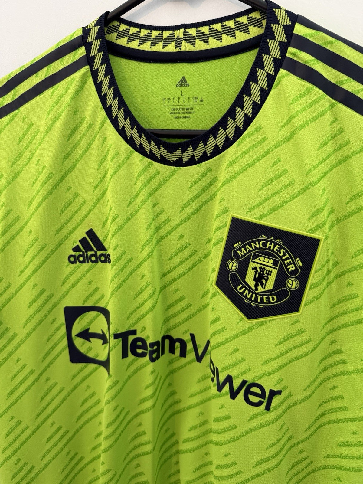 Manchester United Rashford #10 2022/23 3rd Authentic Large Shirt BNWT HE2979