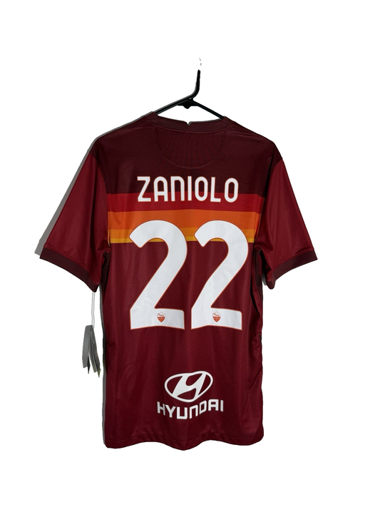 AS Roma Zaniolo #22 2020/21 Home Medium Shirt Nike BNWT CD4248-614