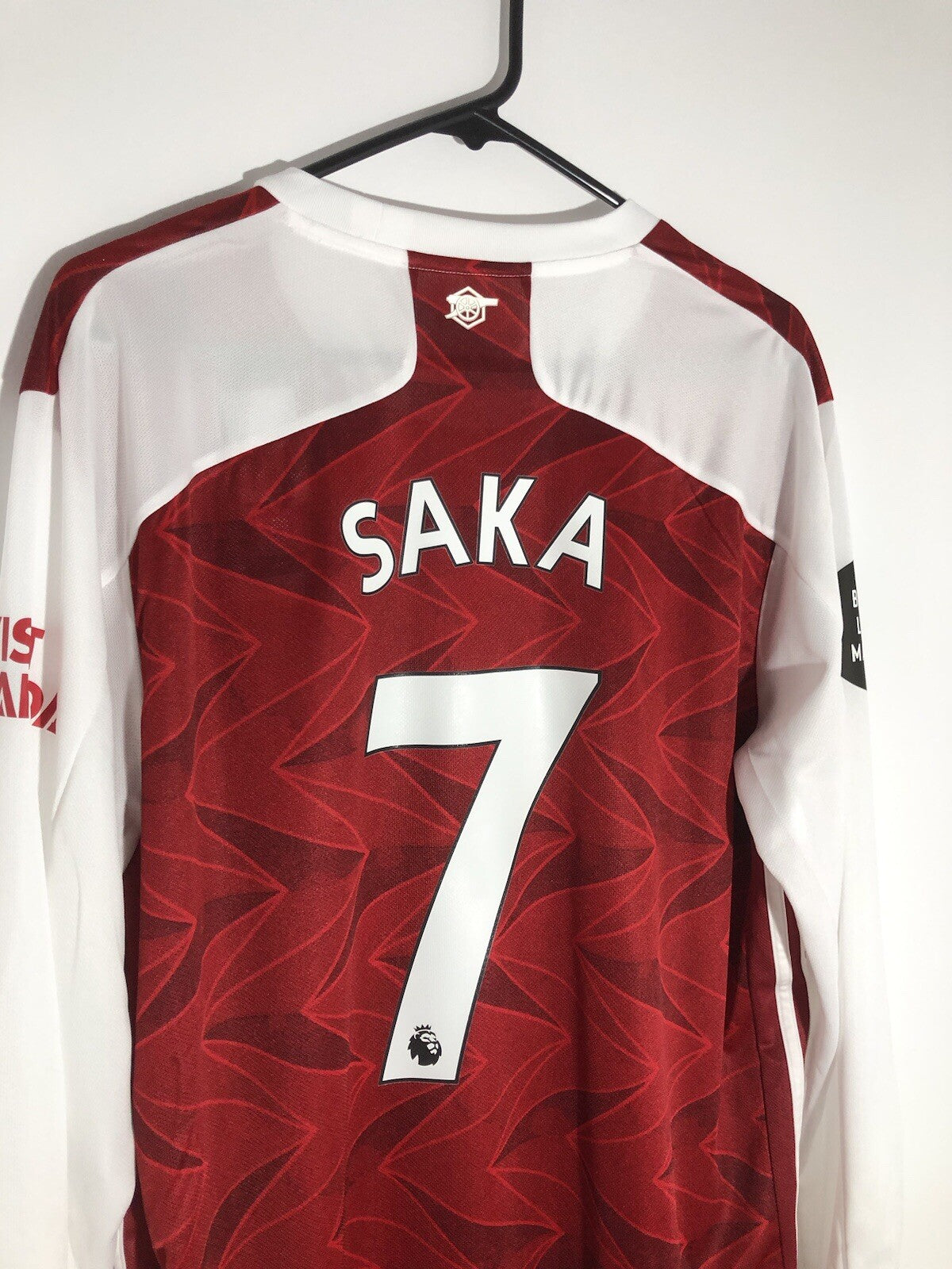 Arsenal Saka #7 2020/21 XL LS Home Football Shirt BNWT FH7814