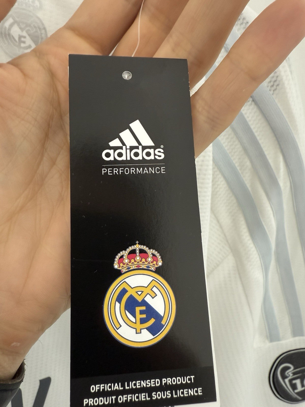 Real Madrid Ronaldo #7 2015/16 XL Champions League Home Shirt BNWT S12614