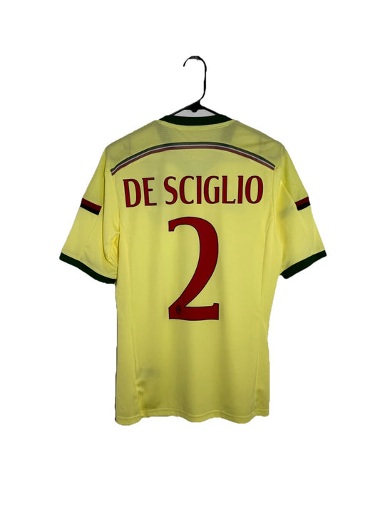 AC Milan De Sciglio #2 2014/15 Small 3rd Shirt Adidas BNWT D87207