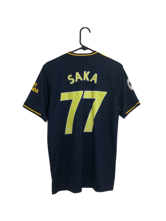 Arsenal Saka #77 2019/20 Small 3rd Shirt Excellent Condition FJ9322