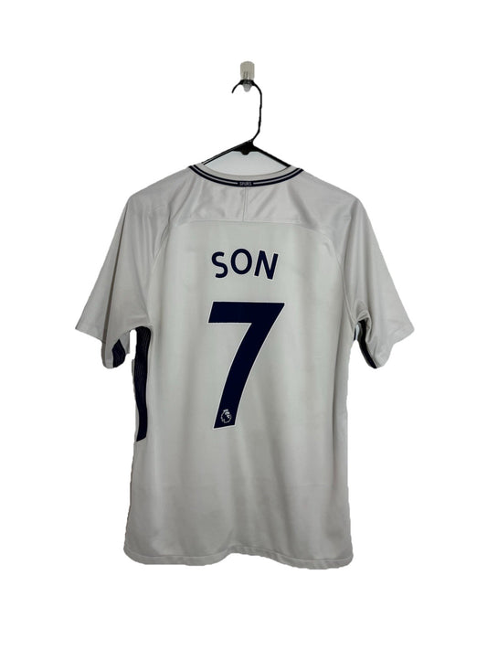 Tottenham Hotspur Son #7 2017/18 Medium Home Excellent Condition 896317-101