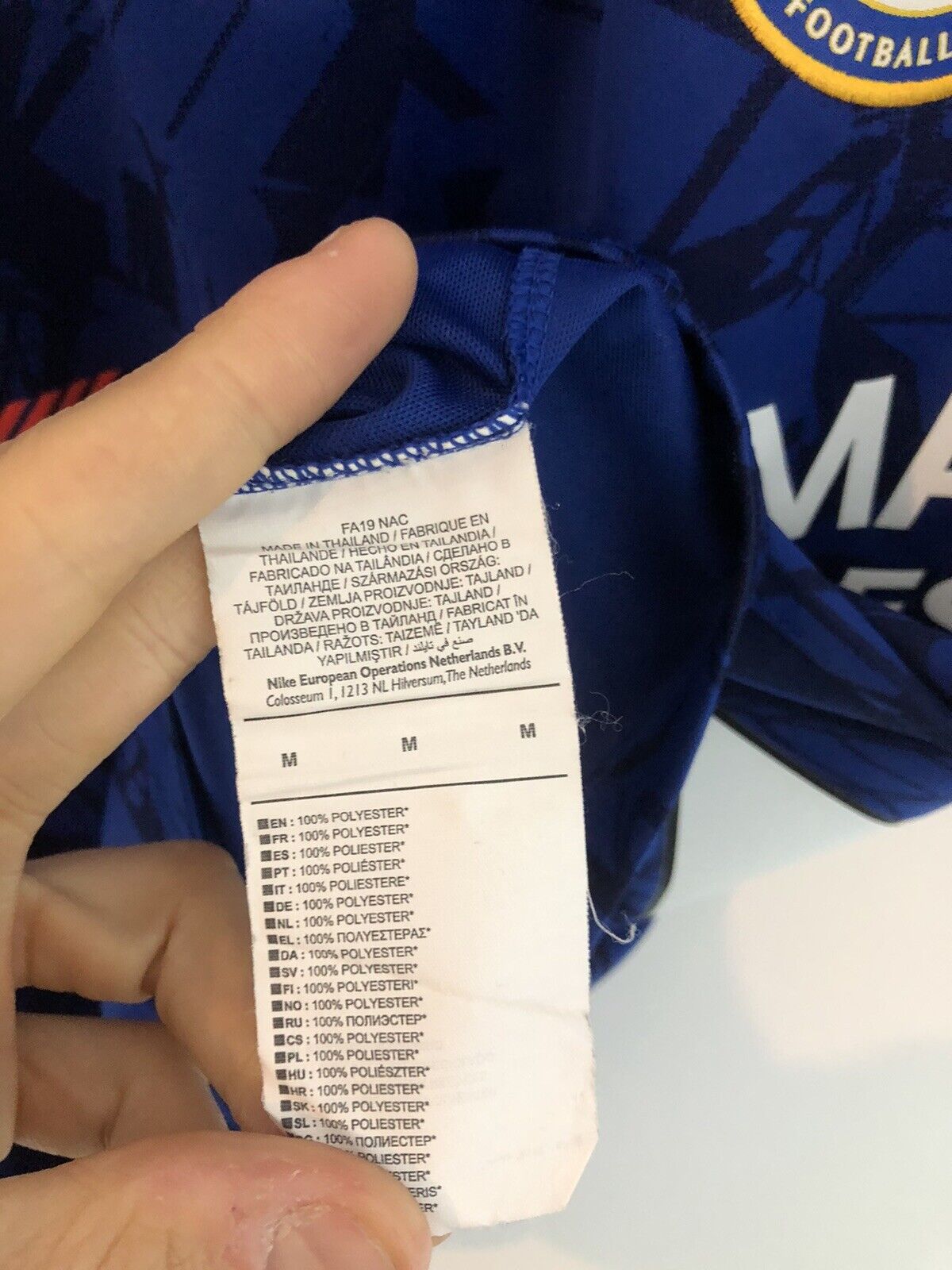 James 24 Chelsea Medium 2019 20 Home Shirt Excellent Condition AJ5529 495