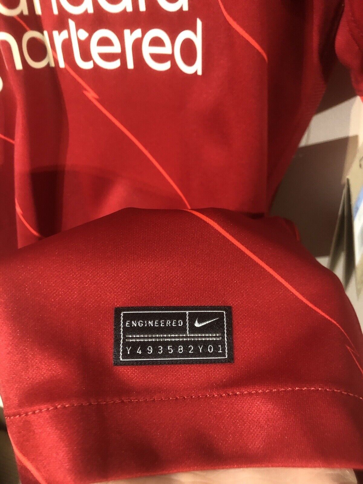 Henderson #14 Liverpool Medium BNWT 2021/22 Champions League Home Shirt Nike