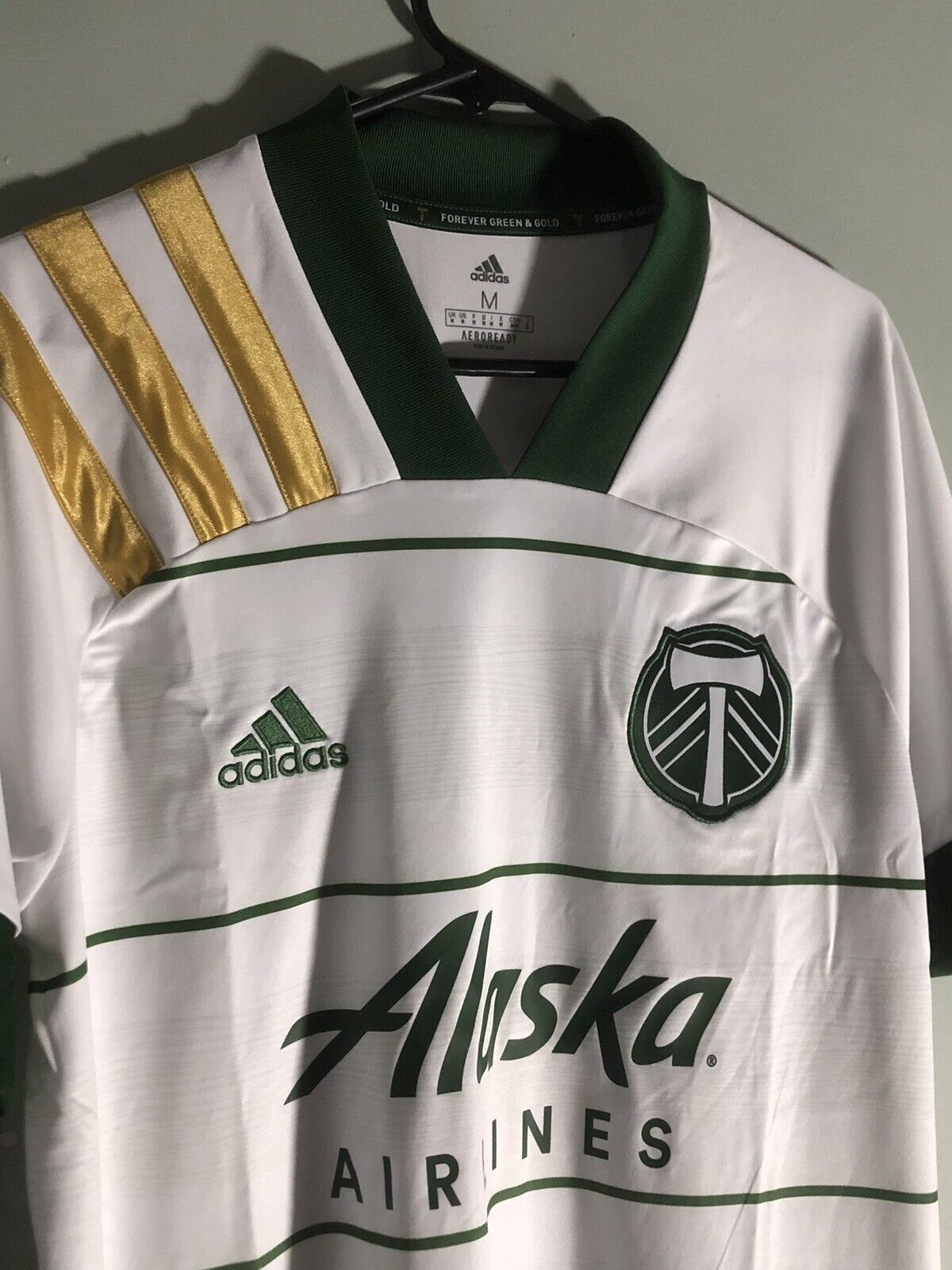 Portland Timbers 2021 Medium Away Football Shirt Jersey Adidas BNWT