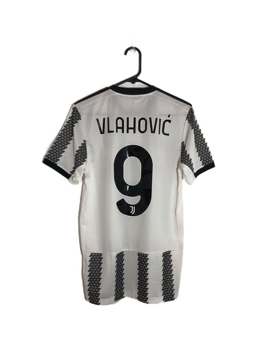 Juventus Vlahovic #9 2022/23 Small Home Shirt Adidas Excellent Condition H38907