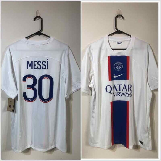 Messi #30 Paris St Germain 2022/23 X-Large Away Shirt Excellent Condition