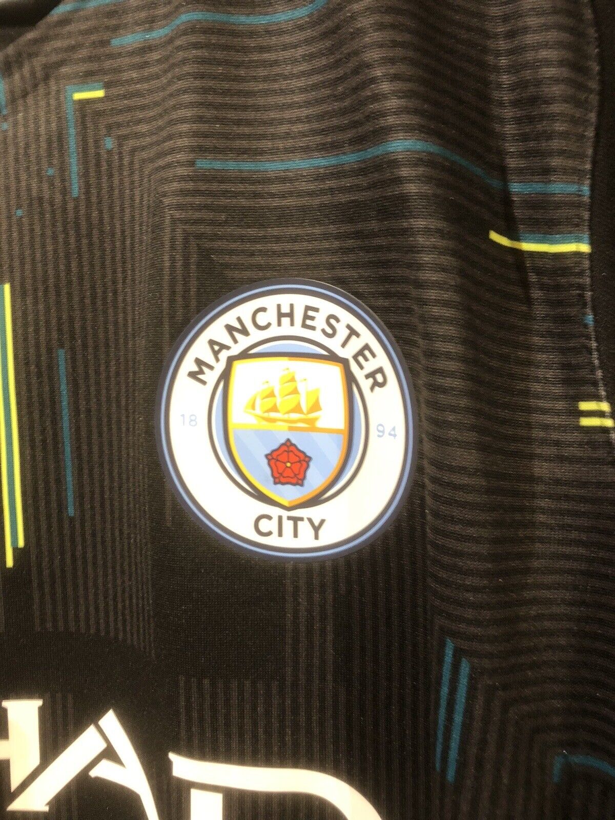 Ederson M. #31 Manchester City 2021/22 Large Home Authentic GK Excellent Conditi