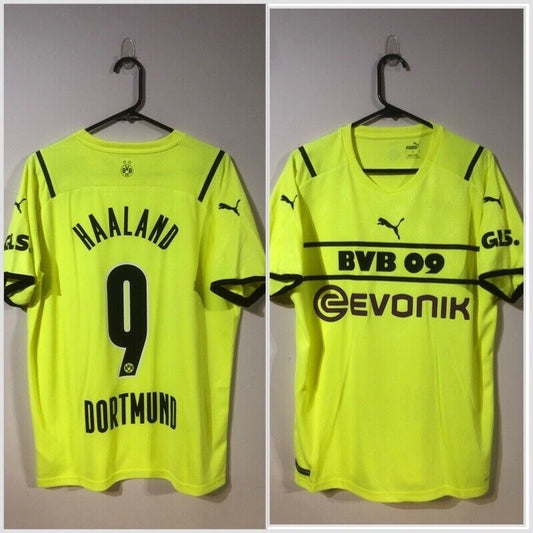 Haaland #9 Borussia Dortmund 2021/22 Large 3rd Football Shirt Puma BNWT