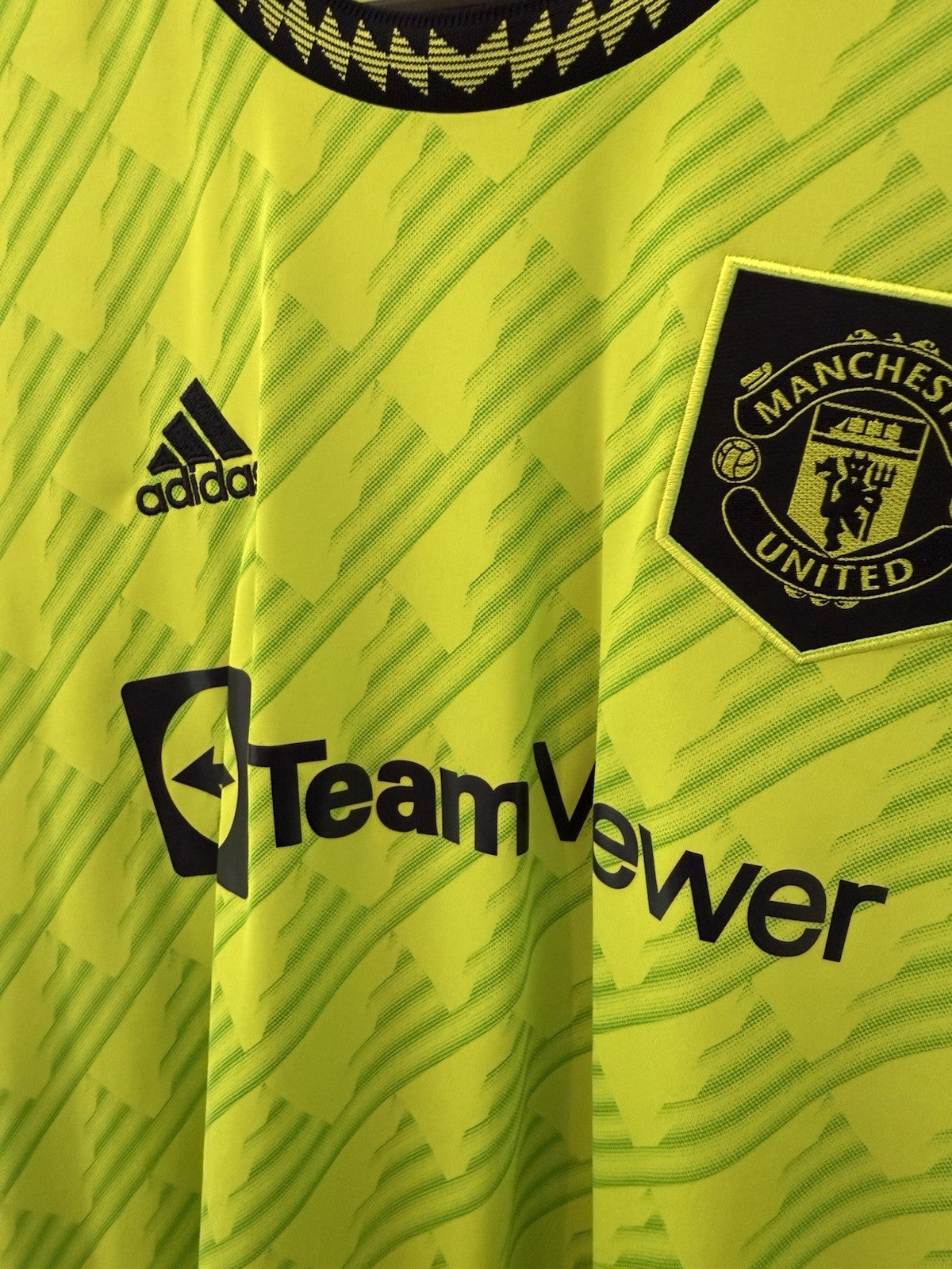 Manchester United Eriksen #14 2022/23 Large 3rd Shirt Excellent Condition HE2981