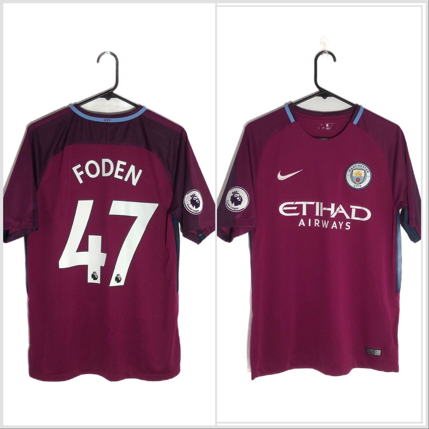 Foden 47 Manchester City 2017 18 Medium Away Excellent Condition 847260-667