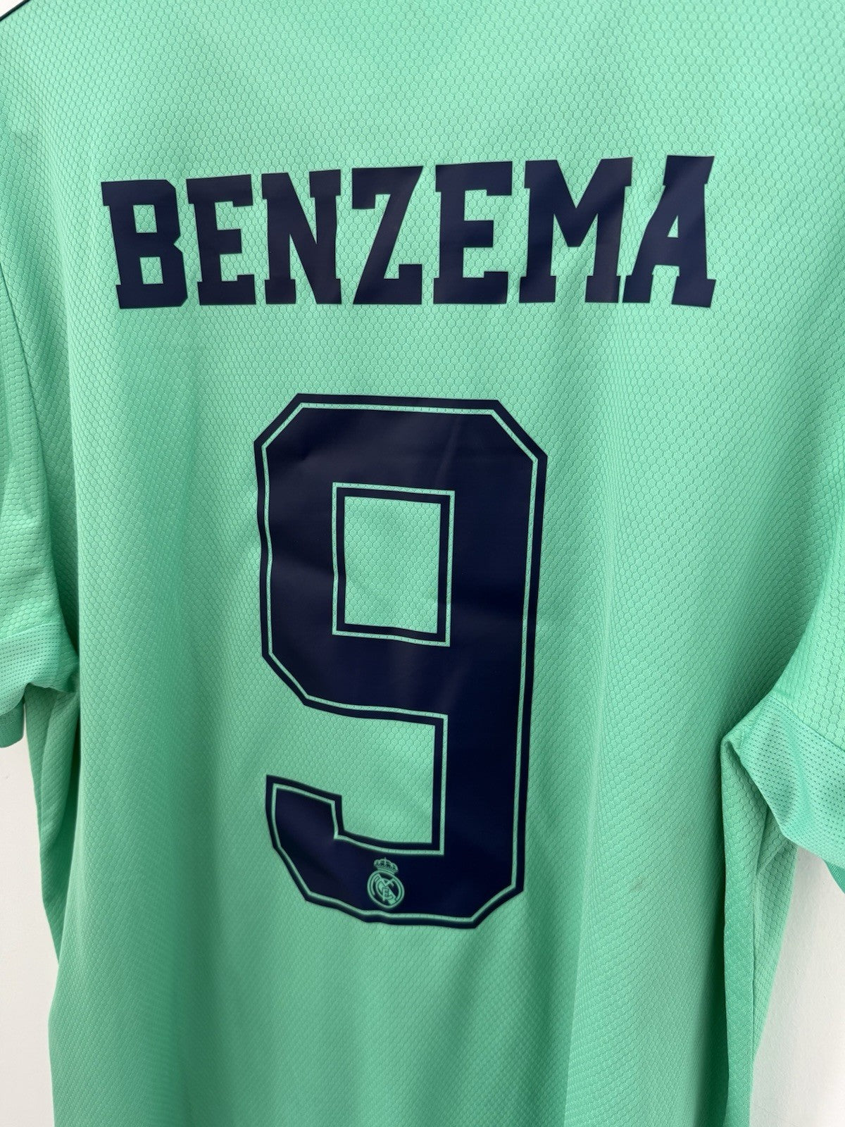 Real Madrid Benzema #9 2019/20 XL 3rd Shirt Adidas Excellent Condition EH5128