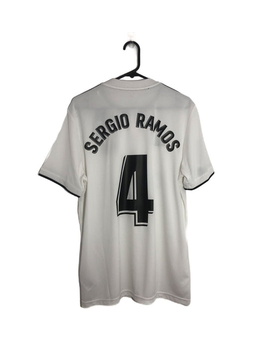 Real Madrid Sergio Ramos #4 2018/19 Home Large Shirt Brand New With Tags CG0550