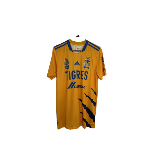 Tigres UANL 2021/22 Home Medium Shirt Adidas Excellent Condition GQ9275