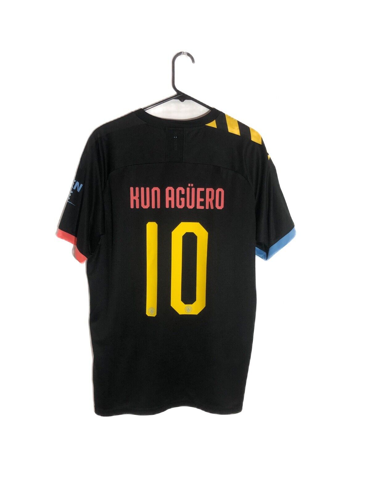 Kun Aguero 10 Manchester City 2019/20 Xl Away Excellent Condition 755590 02