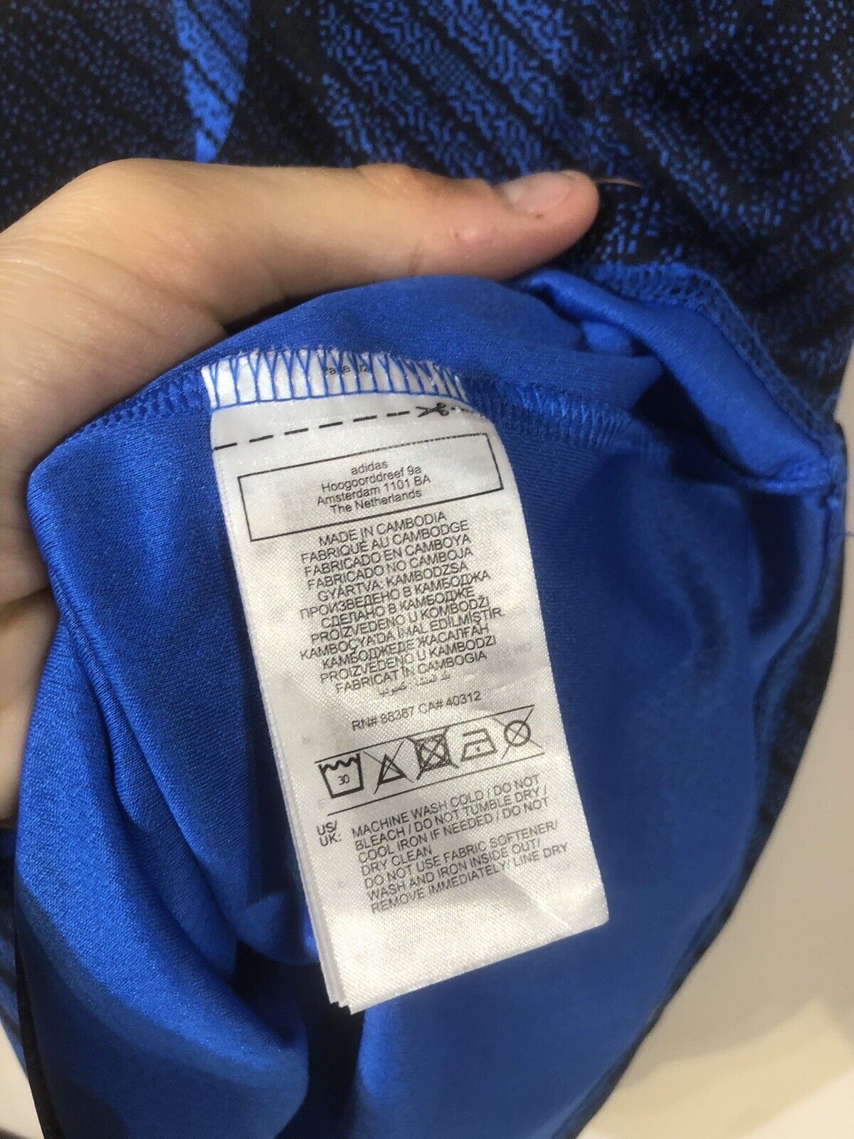 Ronaldo #7 Manchester United Medium 2021/22 3rd Shirt Adidas Excellent Condition