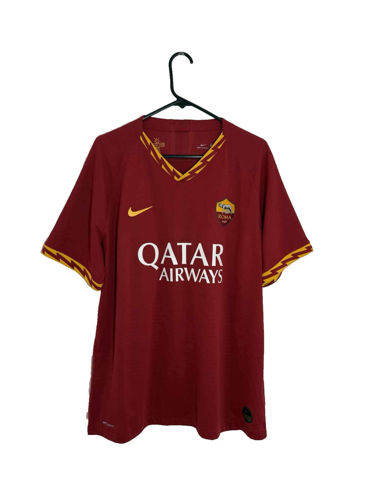 AS Roma Kluivert #99 2019/20 Vaporknit Home XL Excellent Condition AJ5266-613
