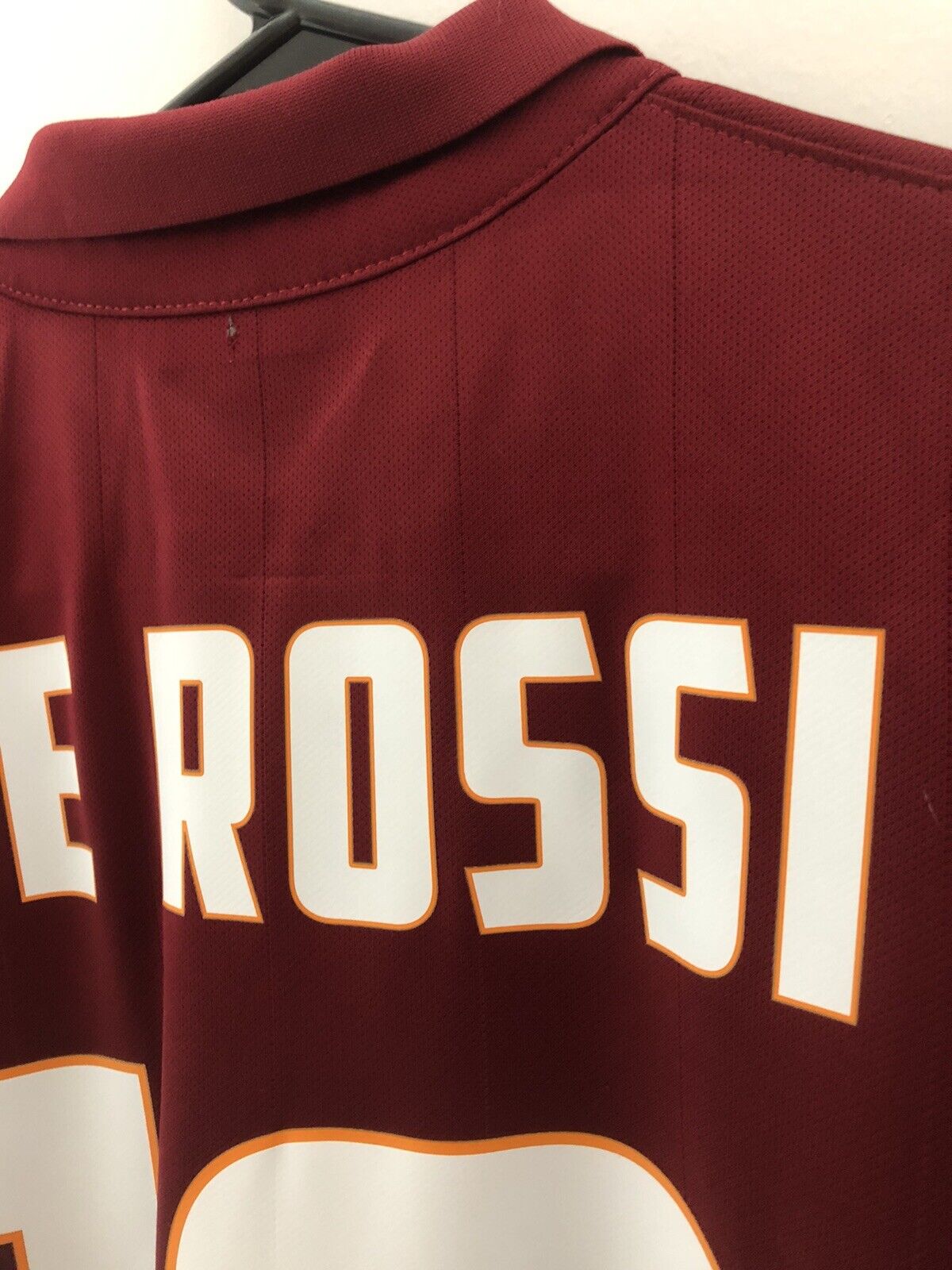 De Rossi 16 AS Roma 2014 15 Home Medium Shirt Very Good Condition 635811 678