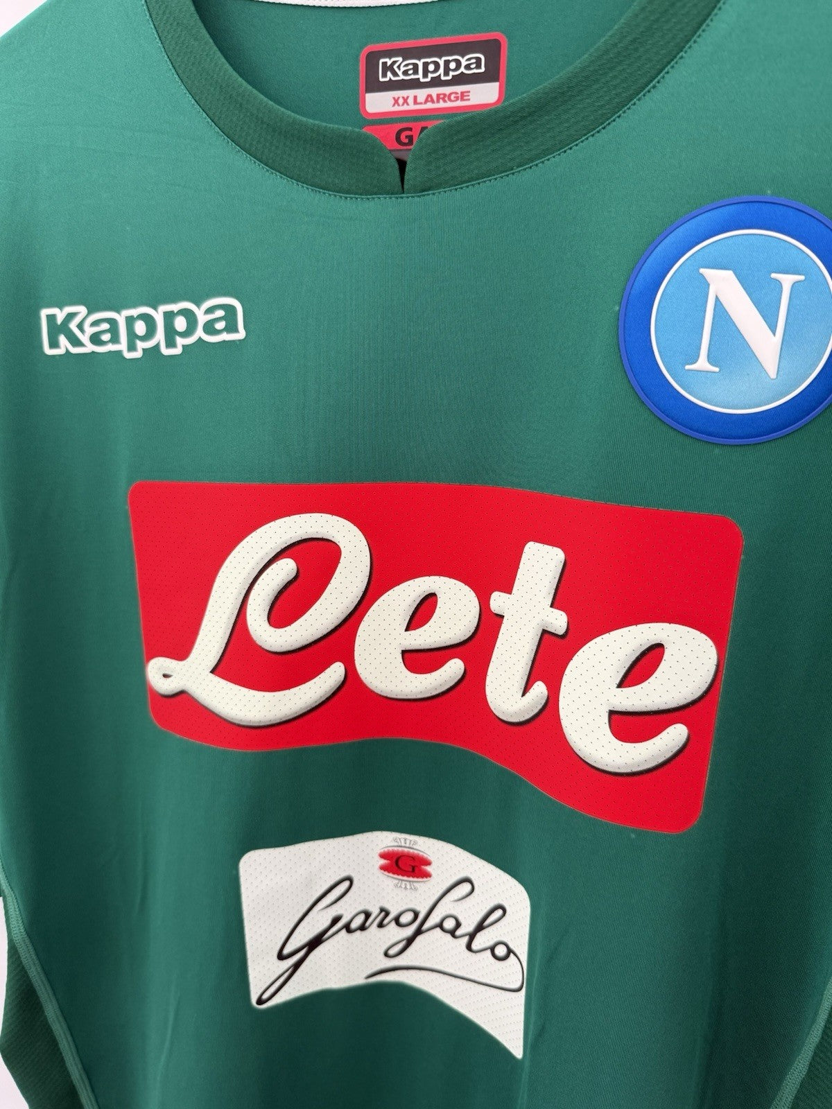 SSC Napoli Reina #25 2017/18 XXL Home GK Kappa Kombat Shirt BNWT 303V450