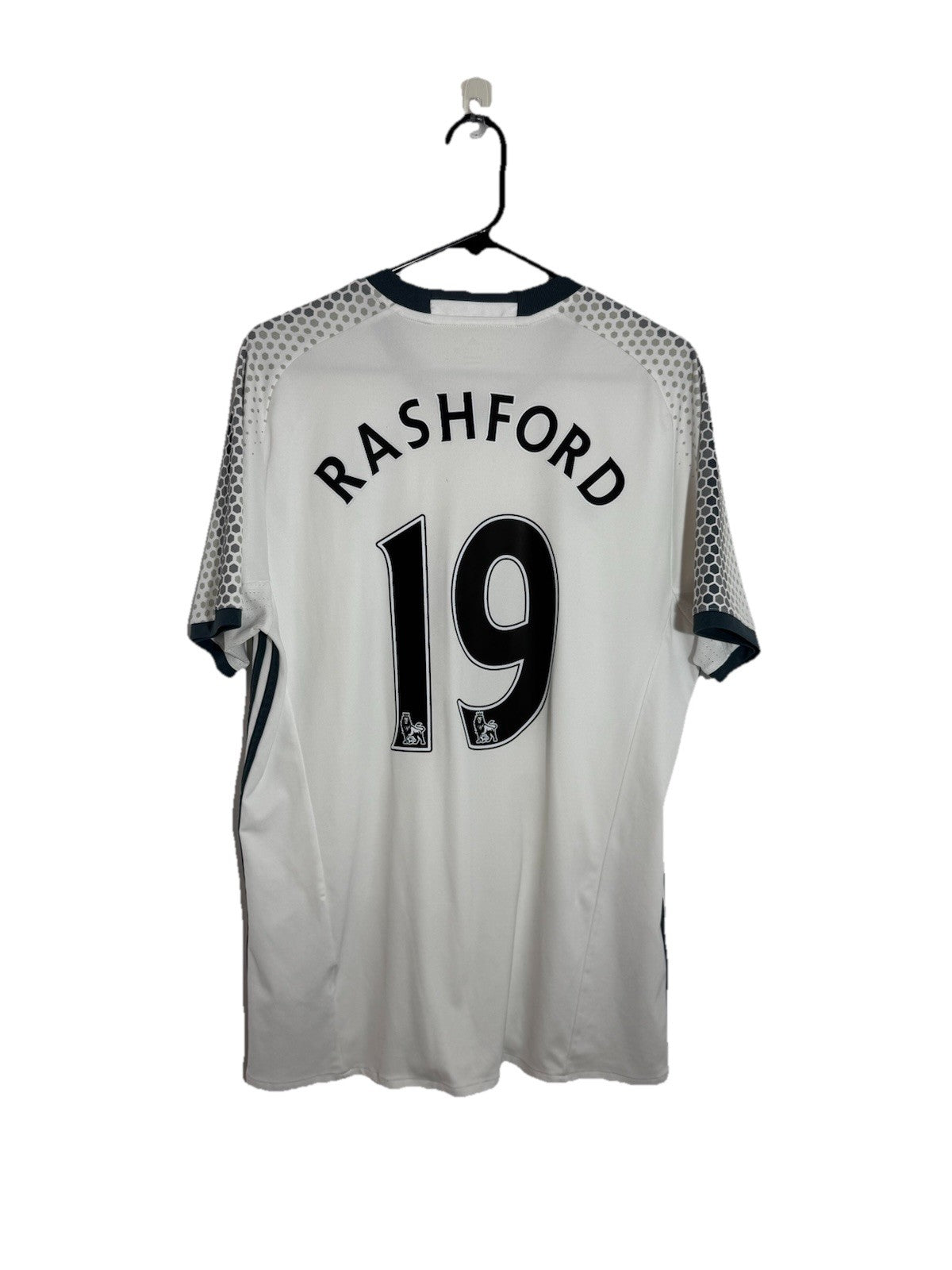 Manchester United Rashford #19 2016/17 Large 3rd Shirt Very Good Condition