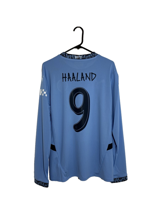 Manchester City Haaland #9 2024/25 Large LS Home BNWT 775076-01