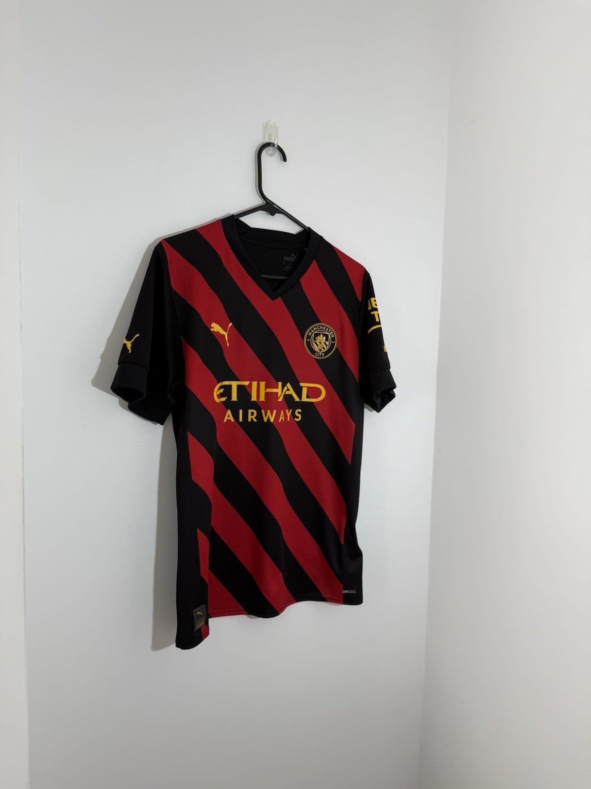 Man City De Bruyne #17 2022/23 Medium Away Shirt Excellent Condition 765722-02